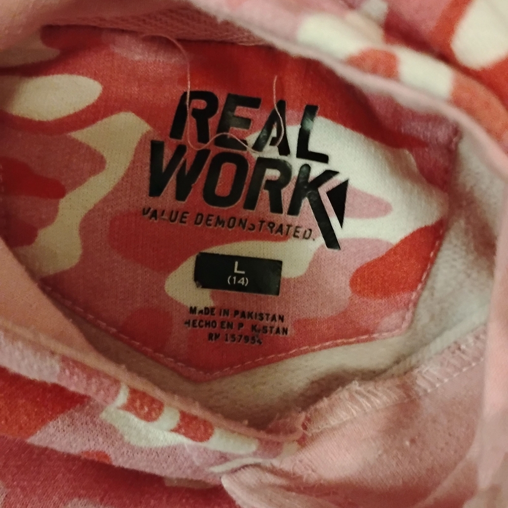 Real Work Pink Camouflage Shirt